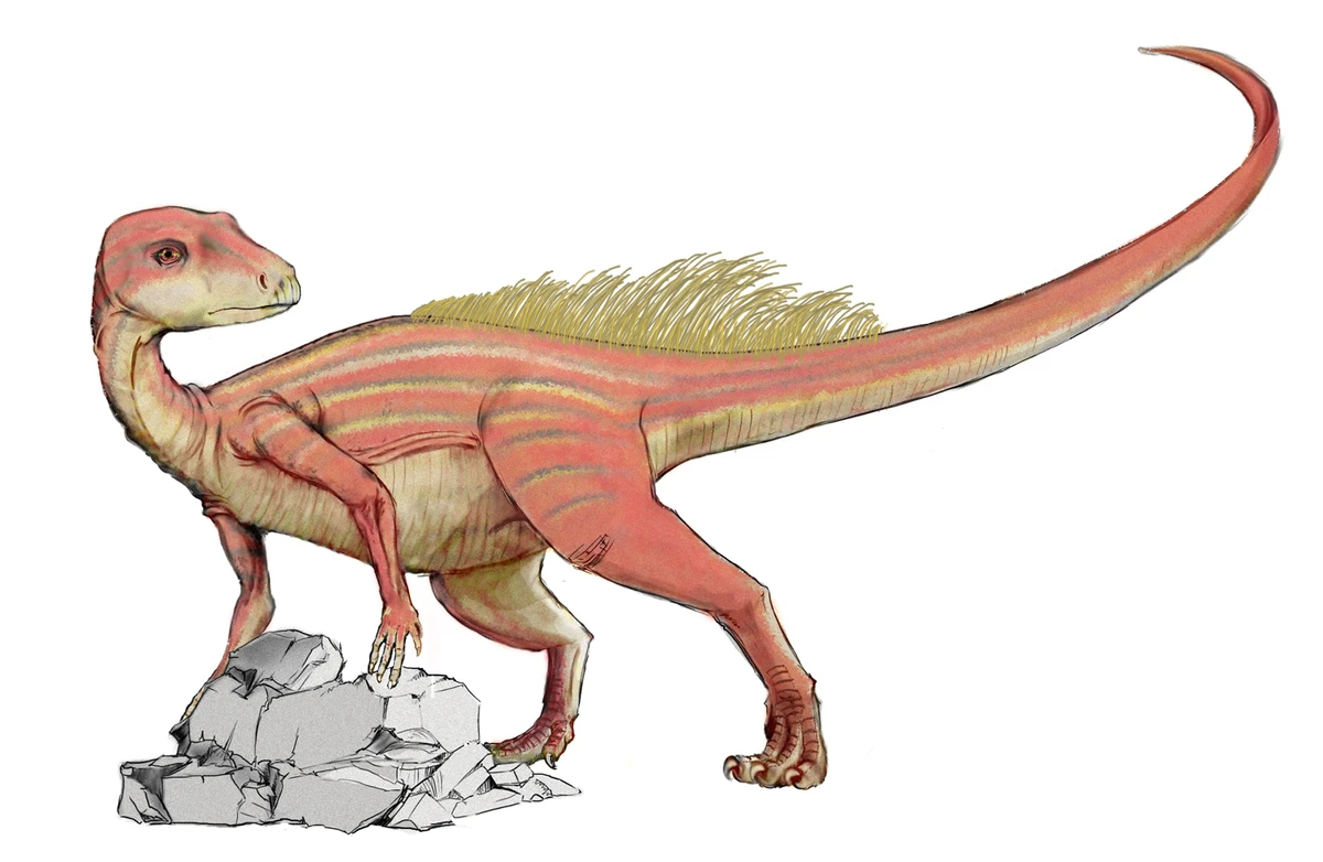 Ilustración paleontológica de Abrictosaurus