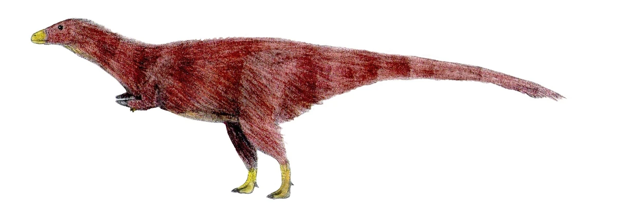 Ilustración paleontológica de Achillesaurus