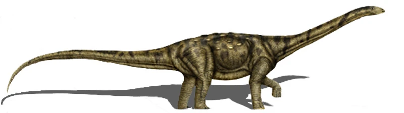 Ilustración paleontológica de Adamantisaurus