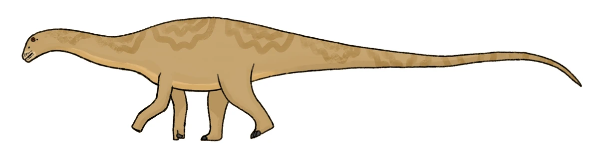 Ilustración paleontológica de Agustinia