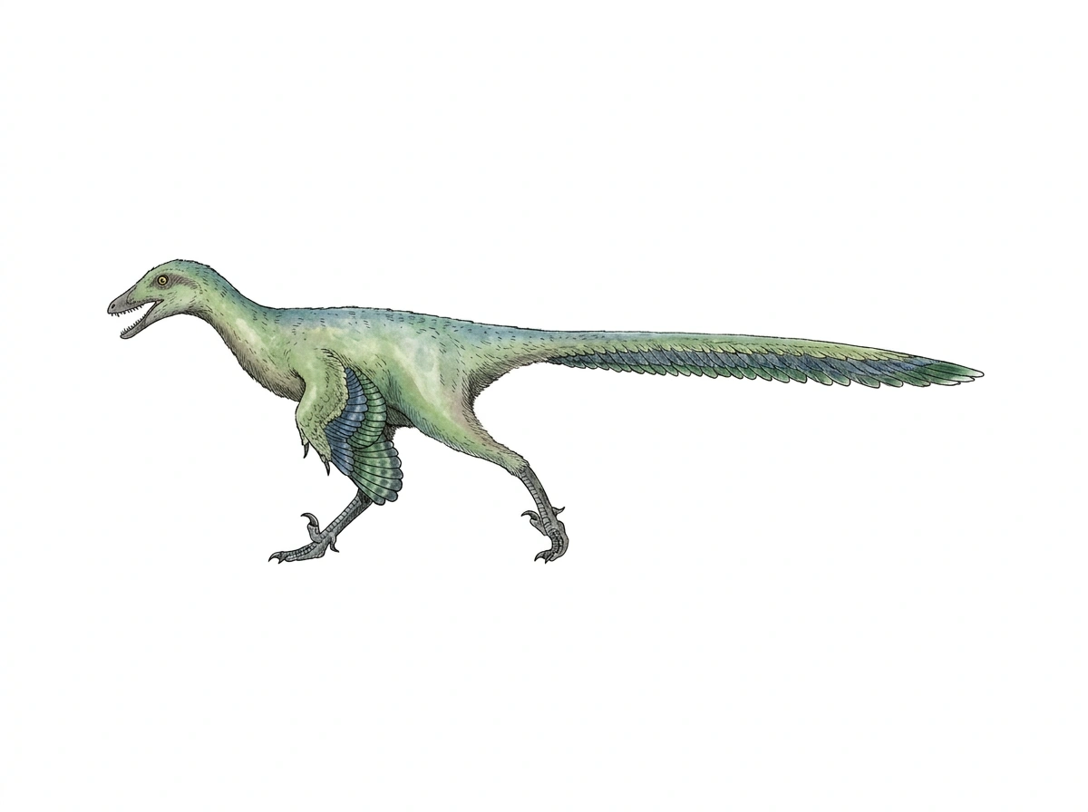 Ilustración paleontológica de Albertavenator