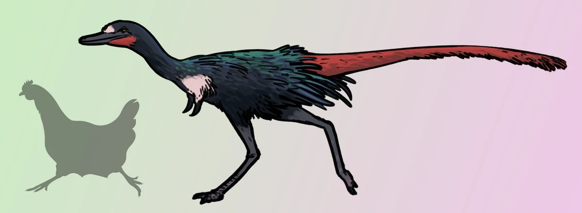 Ilustración paleontológica de Albertonykus