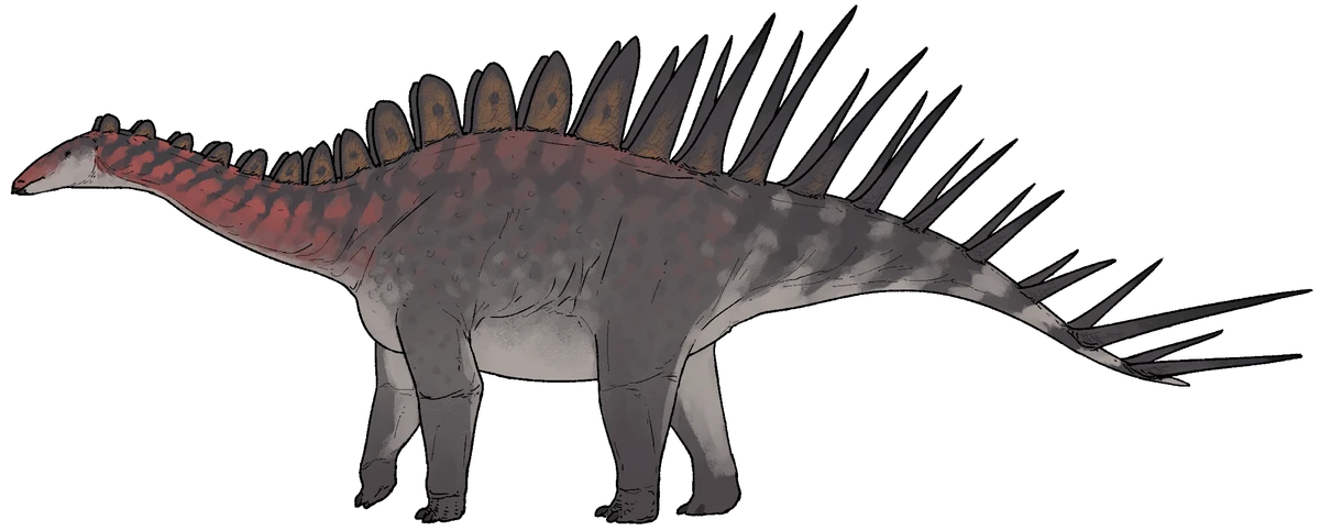 Ilustración paleontológica de Alcovasaurus