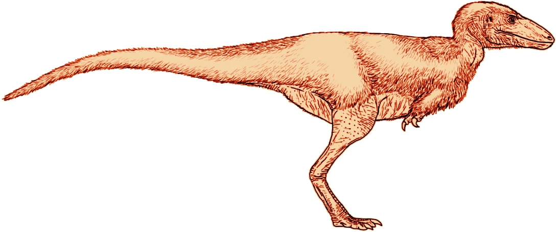 Ilustración paleontológica de Alectrosaurus