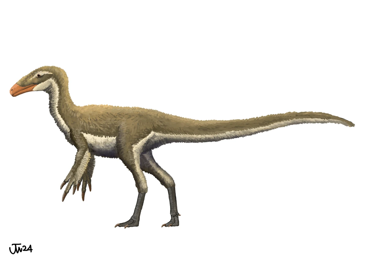Ilustración paleontológica de Aorun